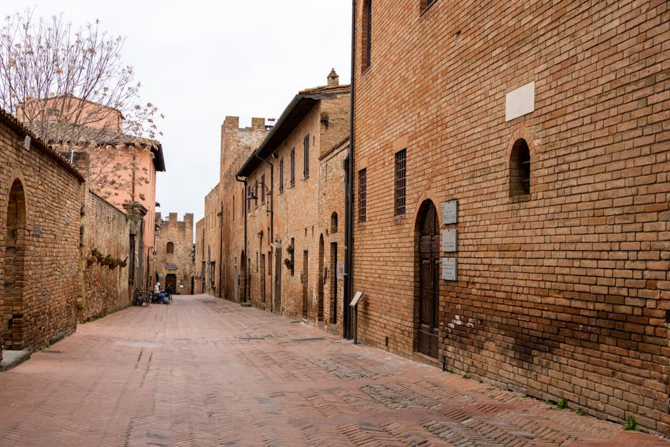 Italian old town street